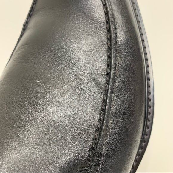 ECCO Vitrus Men’s Solid Black Slip On Rounded Almond Toe Loafers Size EU46 US 12 - Picture 10 of 15